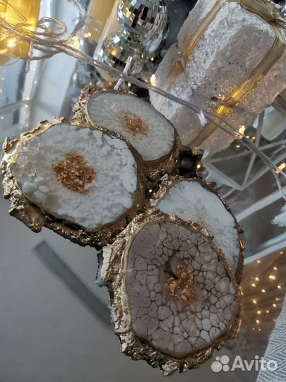 Поднос сервировочный подстаканники