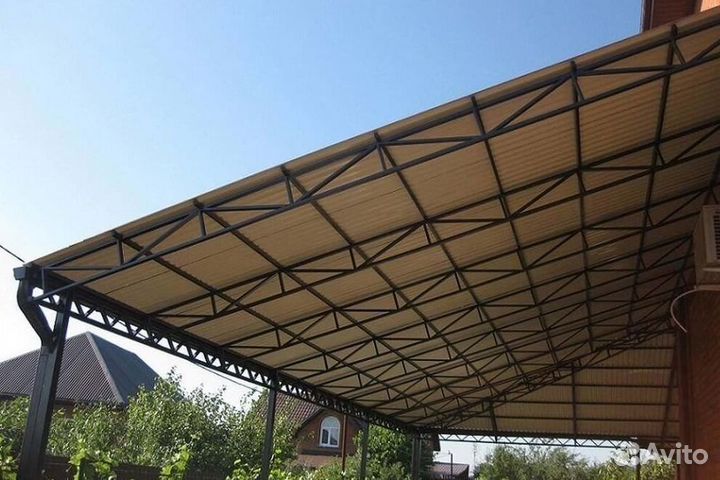 Авто Навесы сложной формы