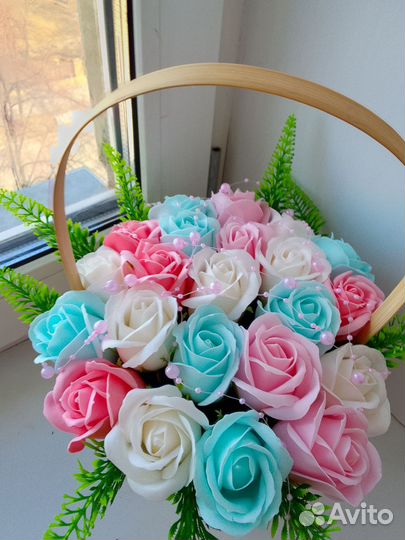 Свадебные букет из мыло