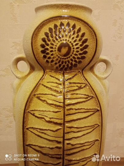 Ваза напольная керамическая