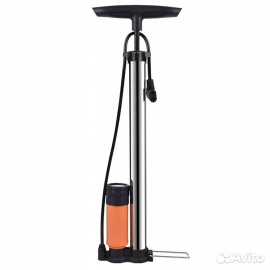 Насос велосипедный ручной с манометром. Новый