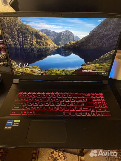 Ноутбук msi katana gtx1650