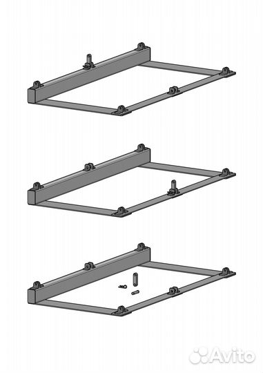 Напольный кронштейн audiorus AR front fill 206 bracket