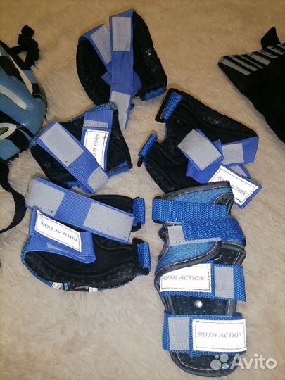 Детский шлем и защита для велосипеда, роликов