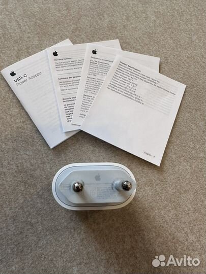 Оригинал Зарядное устройство Apple 20W Type-C