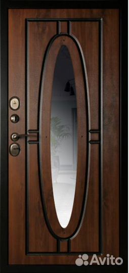 Входная стальная дверь с ковкой новая