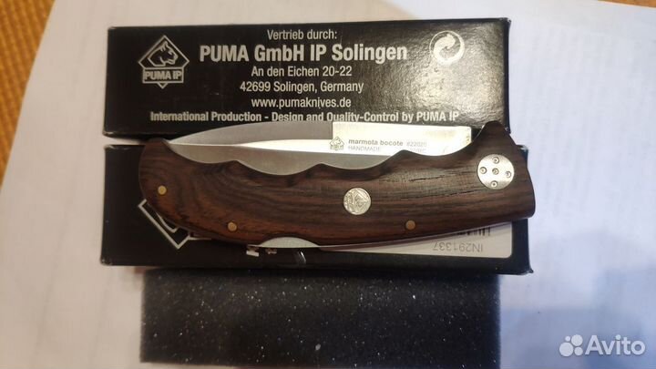 Раритет нож Puma IP marmota 2010 г.в