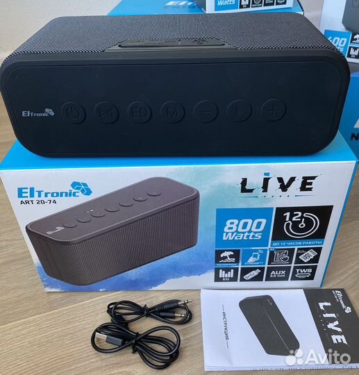 Колонка Eltronic 20-74, 800W, live