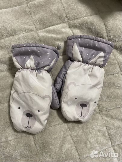 Варежки зимние детские