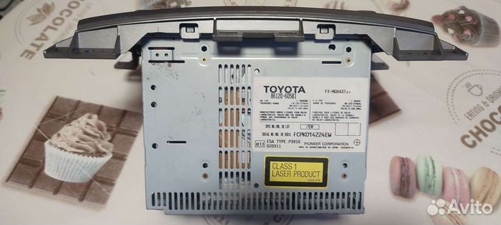 Штатная магнитола Toyota Land cruiser 100