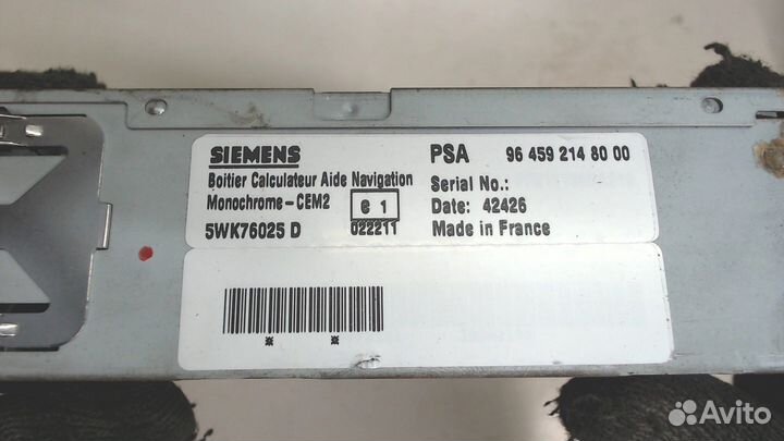 Проигрыватель CD/DVD Peugeot 406, 2003