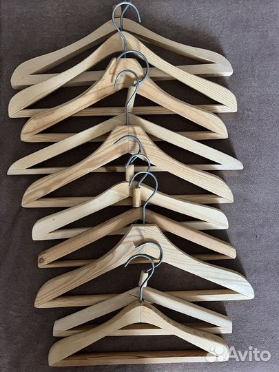 Вешалки плечики деревянные