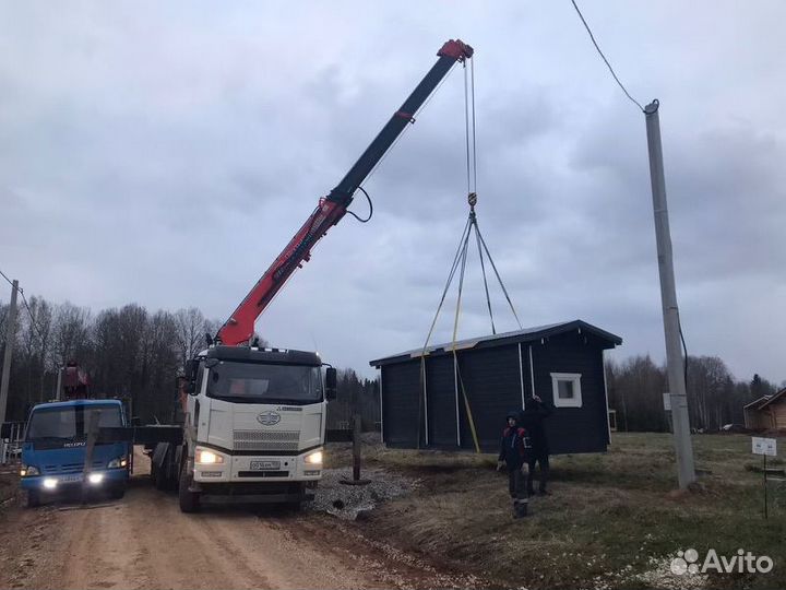 Аренда и услуги манипулятора, стрела 7 т, 20.3 м, борт 15 т, 7 м