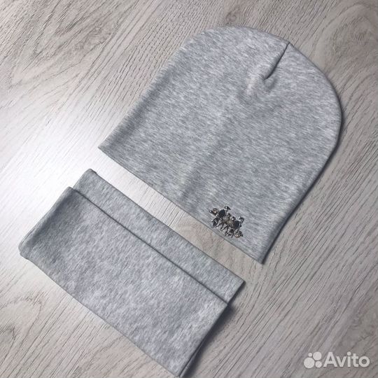 Комплект шапка+снуд детский