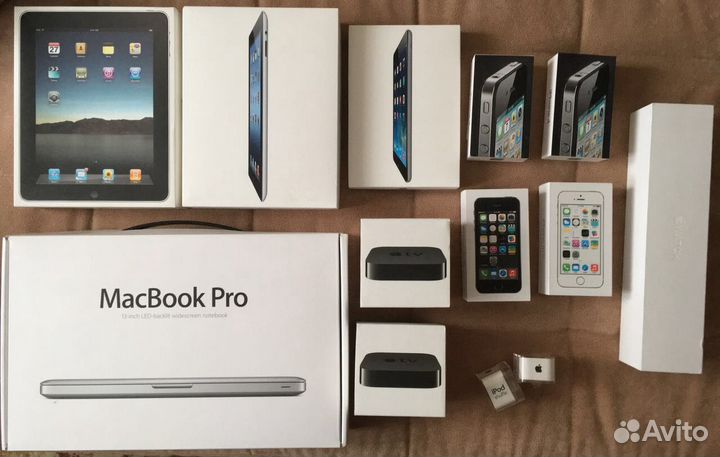 Коробки от apple