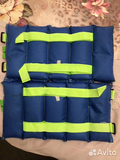 Утяжелители для ног и рук 6 кг каждый по 3 кг