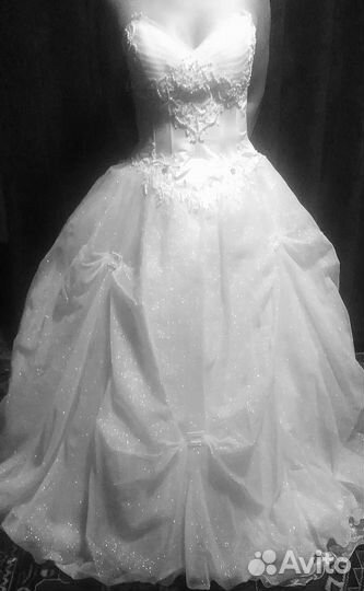 Свадебное платье пышное