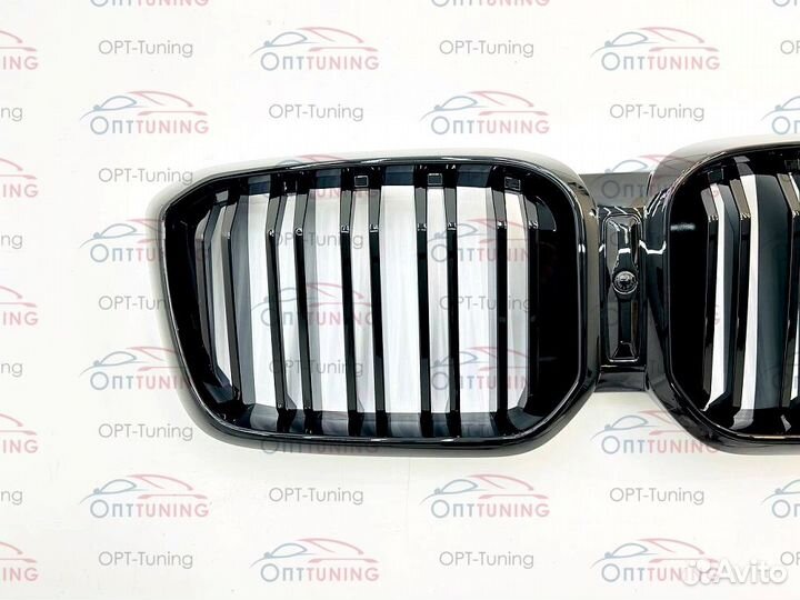 Решетка на BMW X3/4 G01/02 рест в стиле М черная