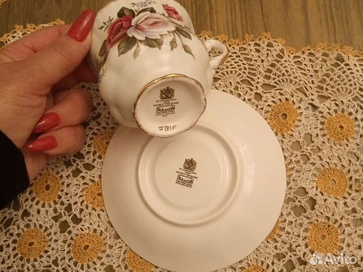 Фарфоровые чайные пары Англии и Японии