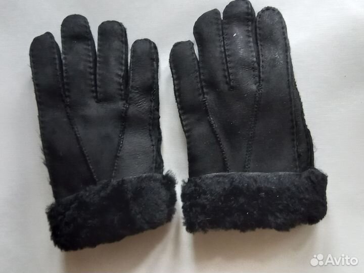 Перчатки мужские дублёные