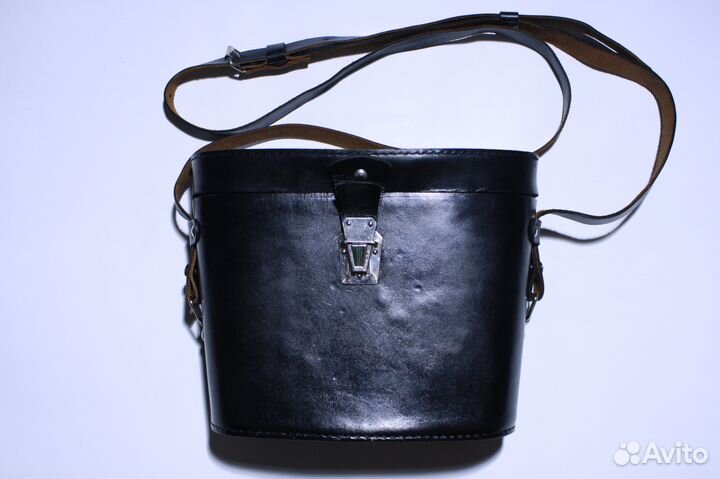 Футляр кофр чехол для бинокля кожаный 1977 г. СССР