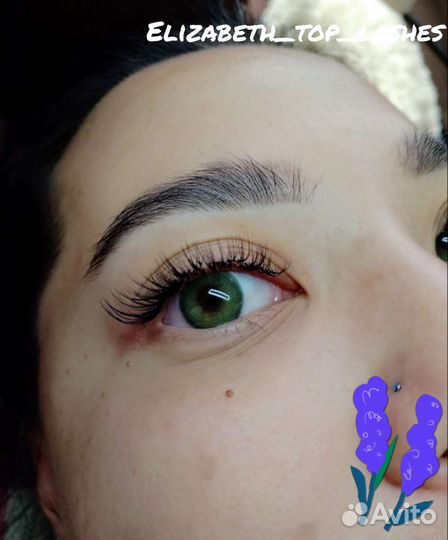 Наращивание ресниц с выездом на дом