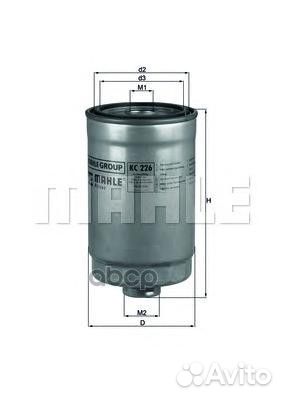 Фильтр топливный knecht/mahle KC 226 KC 226 Mah