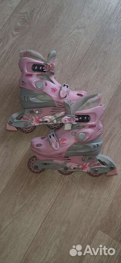 Роликовые коньки детские раздвижные