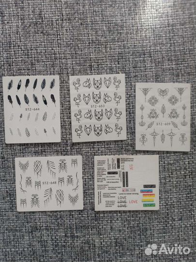 Слайдеры наклейки для ногтей