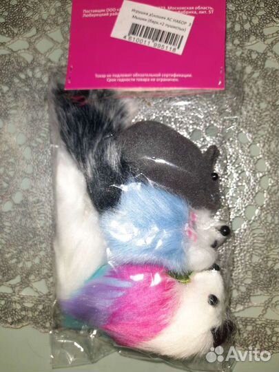 Игрушки из натуральной норки