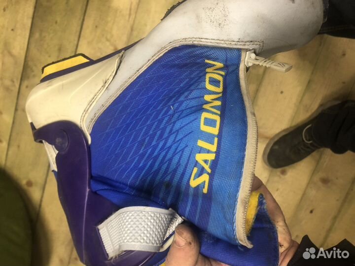 Лыжные ботинки salomon 46р