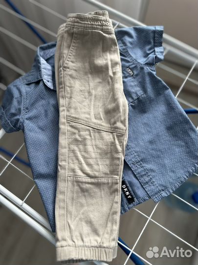 Рубашка короткий рукав dkny 92см