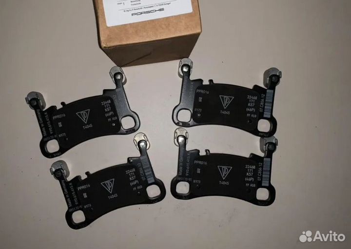Porsche Cayenne колодки тормозные задние