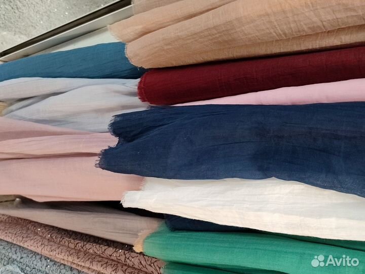 Шарф однотонный модал, тонкий, новый