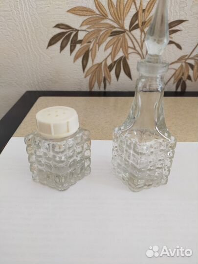 Набор для специй СССР стекло