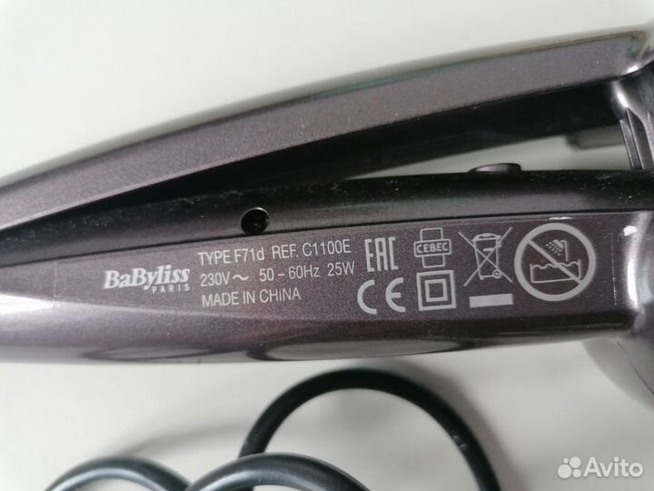 Плойка стайлер щипцы Babyliss F71