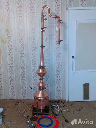 Самогонный апарат дистиллятор медный