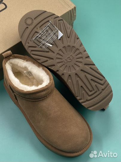 Мини ультра на платформе/Ugg Ultra Mini Chestnut