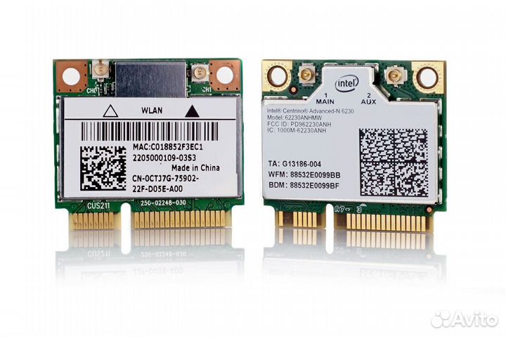 WiFi модули для ноутбуков много