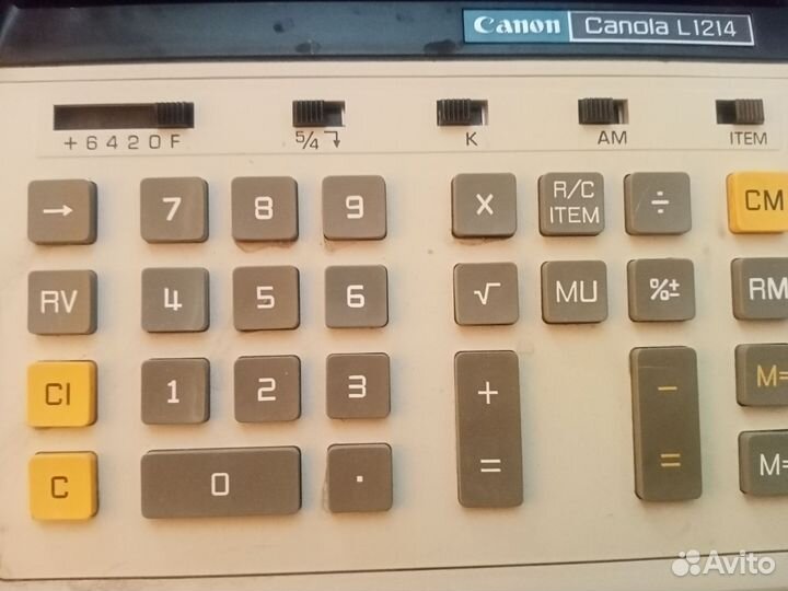 Калькулятор Canon Canola L1214 Винтажный