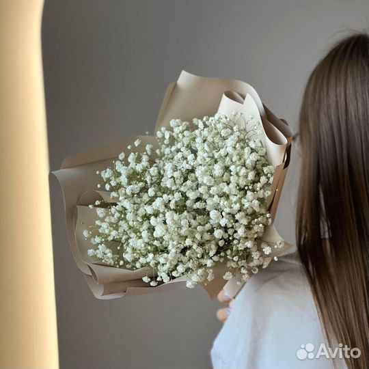 Букет из гипсофилы