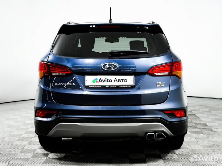 Hyundai Santa Fe 2.2 AT, 2016, 66 578 км