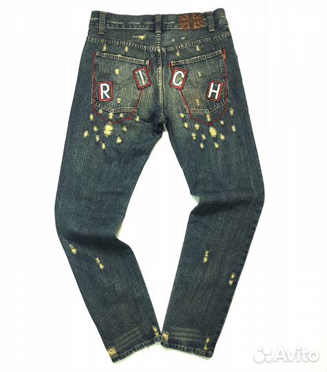 John Richmond y2k Distressed jeans 32