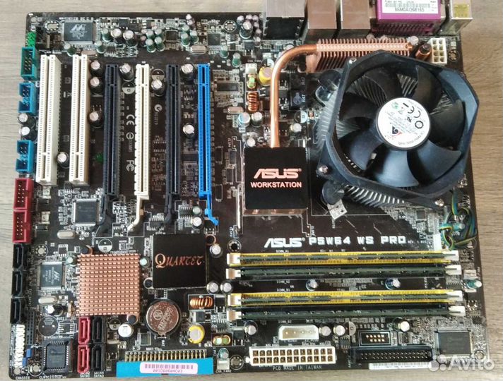 Материнская плата asus P5W64+процессор Core 2 duo