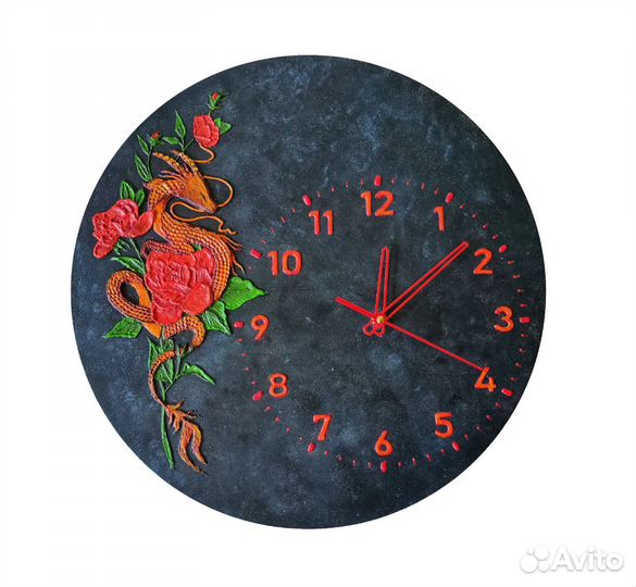 Часы настенные Дракон