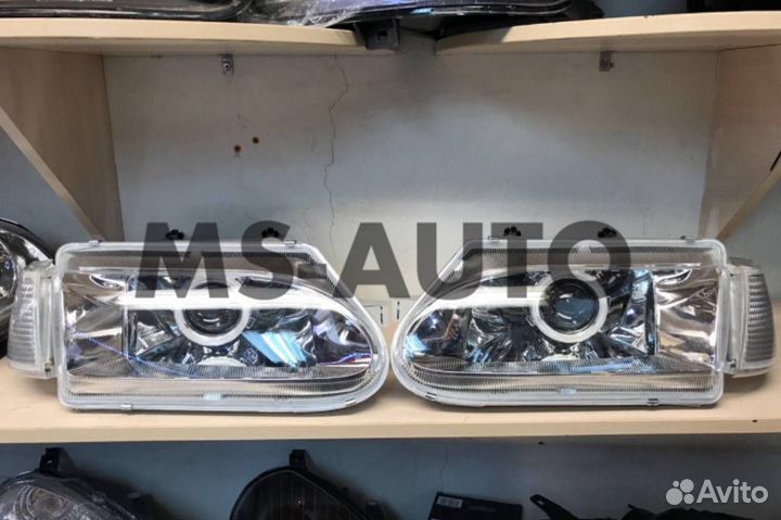 Фары 2114 би-линза (Хром)