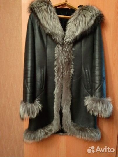 Дубленка натуральная женская 48 /50