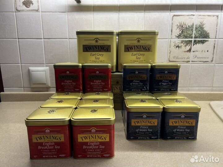 Twinings чай черный, черный с бергамотом