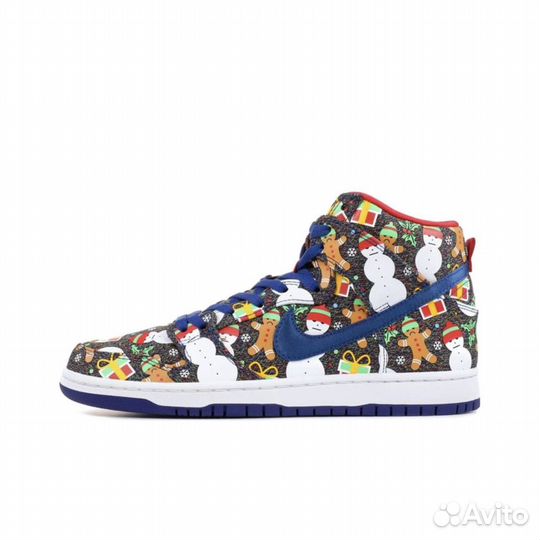 Concepts Nike SB Dunk High Ugly Christmas Sweater