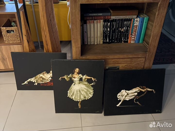 Картина балерина масло холст серия